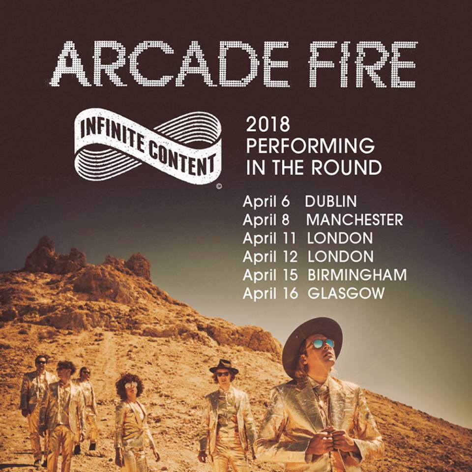 arcade fire tour playlist